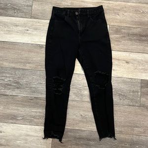 American Eagle Dream Jean Size 6 Short length Black Jeans